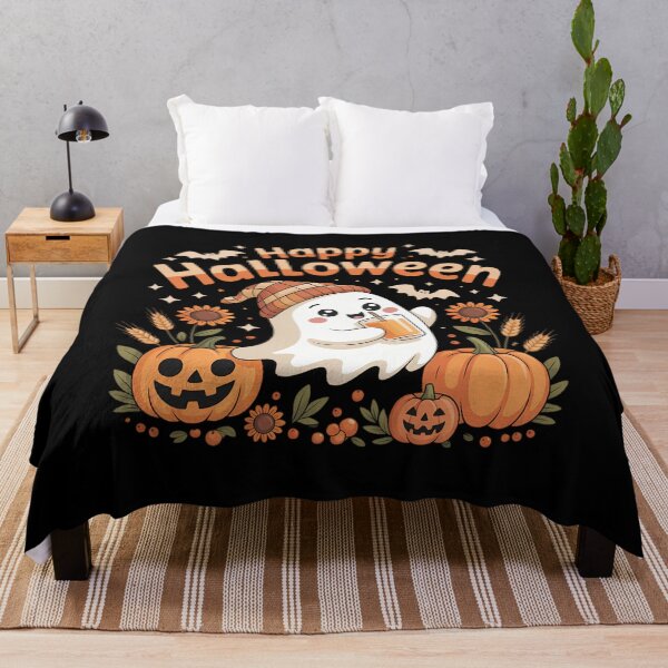 Item preview, Cute Ghost Reading Book Lovers Halloween Ghost Coffee designed and sold by DoorwayThreads.