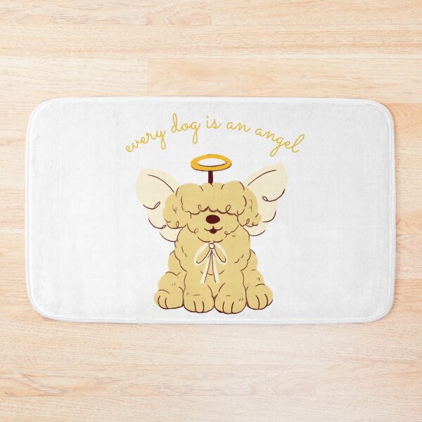 Item preview, Cute Halloween Curly-haired dog as angel Pet Costume designed and sold by Dark & Darling.
