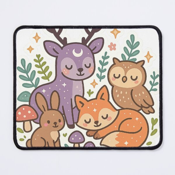 Item preview, Happy Little Forest Critters designed and sold by ImageFields.
