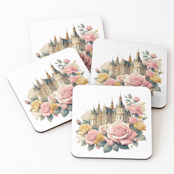 Item preview, French Castle - Modern Chateaucore Aesthetic Wall Art designed and sold by Sugar Wisdom .