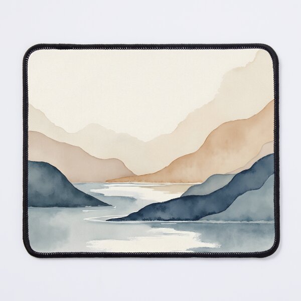Item preview, Minimalist Watercolor Mountains – Soft Abstract Landscape designed and sold by LaLi-Designs.