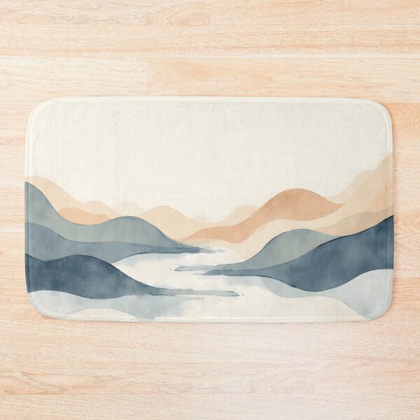 Item preview, Minimalist Watercolor Mountains – Soft Abstract Landscape designed and sold by LaLi-Designs.
