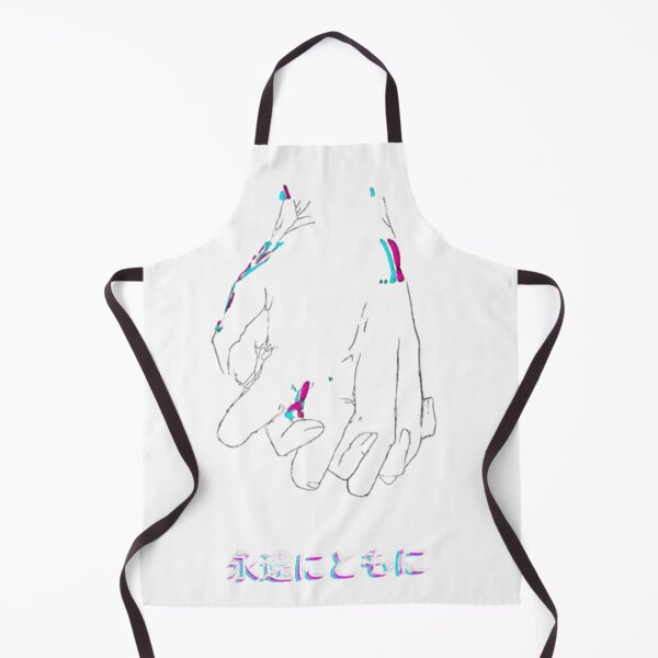 Item preview, Forever Together – Glitch Romance | Japanese Aesthetic Art designed and sold by PulseGraph.