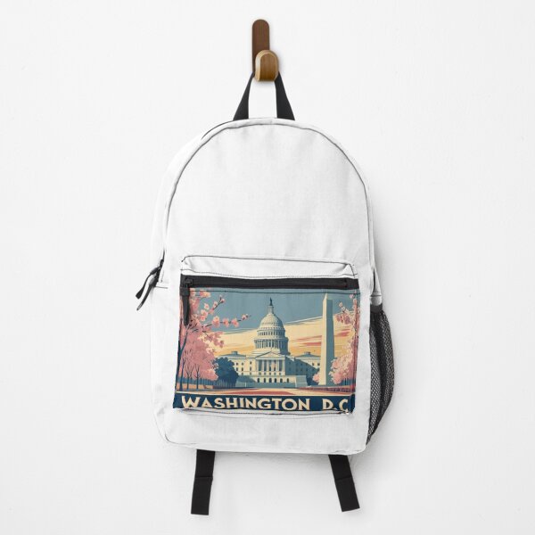 Item preview, Artist's impression of Washington, D.C., with the Capitol and cherry trees designed and sold by StormArte.