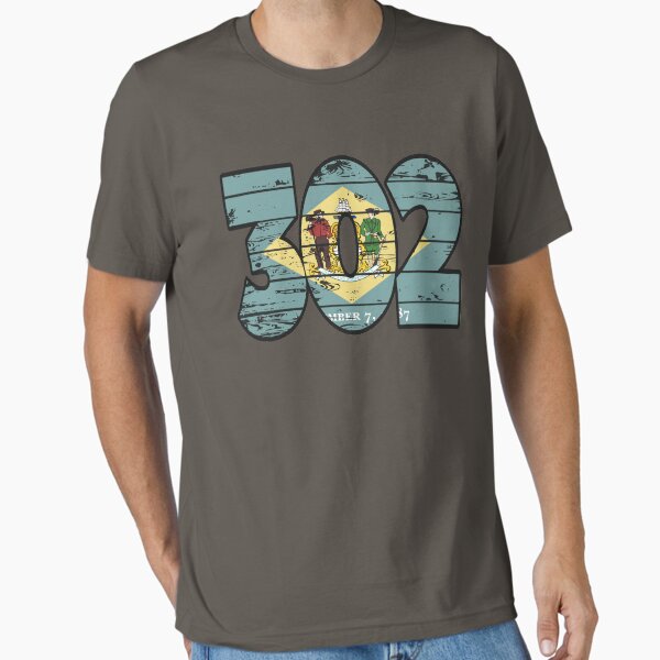 Item preview, LOVE THAT  302 LIFE - YOUR FAVORITE AREA CODE WITH A HEAVY WOOD OVERLAY DISTRESS designed and sold by NotYourDesign.