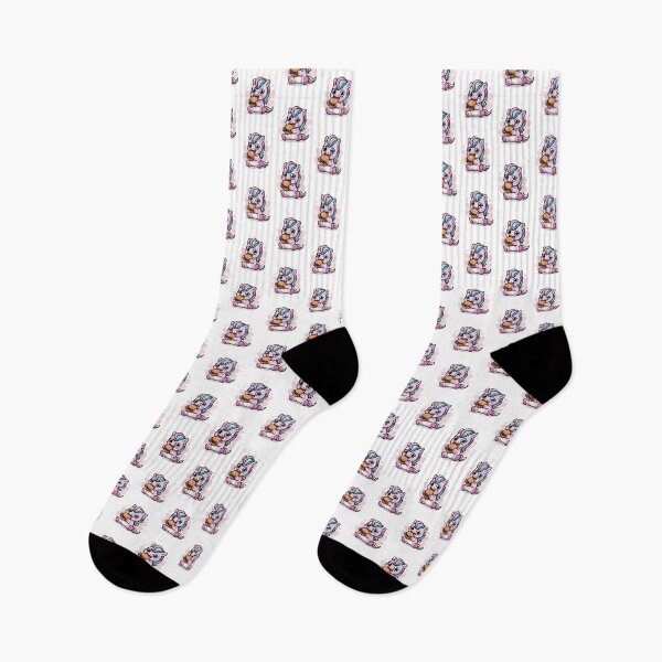 Item preview, unicorn eating burger designed and sold by Eternalski.
