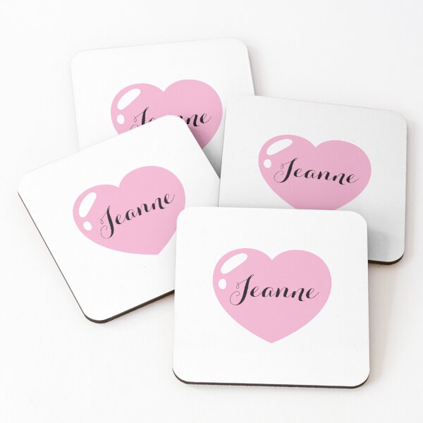 Item preview, Jeanne Name with pink Heart  designed and sold by Monika Howarth.