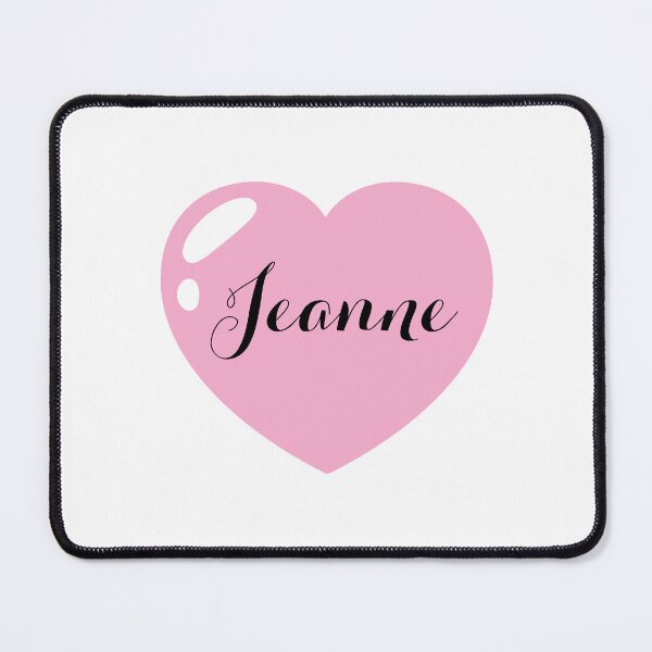 Item preview, Jeanne Name with pink Heart  designed and sold by Monika Howarth.