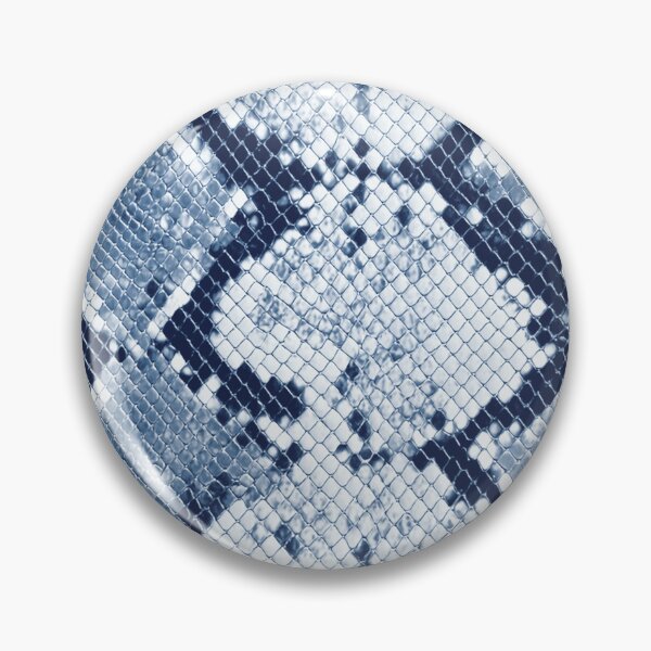 Item preview, Indigo Snakeskin Bold Abstract Animal Pattern in Blue Tones designed and sold by trajeado14.