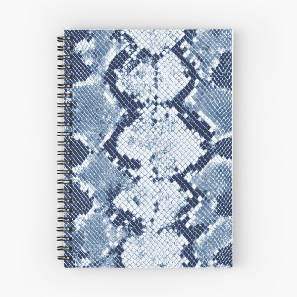 Item preview, Indigo Snakeskin Bold Abstract Animal Pattern in Blue Tones designed and sold by trajeado14.