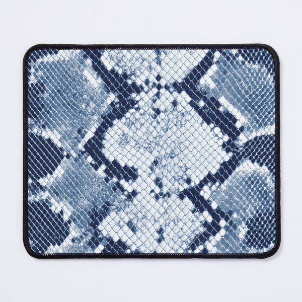 Item preview, Indigo Snakeskin Bold Abstract Animal Pattern in Blue Tones designed and sold by trajeado14.