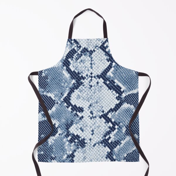 Item preview, Indigo Snakeskin Bold Abstract Animal Pattern in Blue Tones designed and sold by trajeado14.