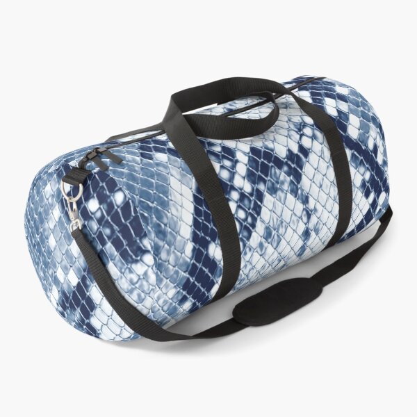 Item preview, Indigo Snakeskin Bold Abstract Animal Pattern in Blue Tones designed and sold by trajeado14.