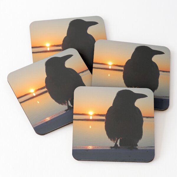 Item preview, Sunrise with Hooded Crow  designed and sold by Taina Sohlman.