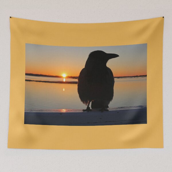 Item preview, Sunrise with Hooded Crow  designed and sold by Taina Sohlman.