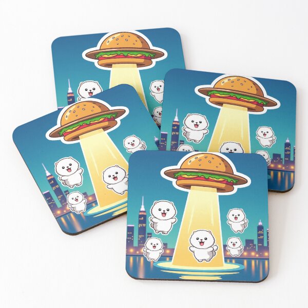 Item preview, Cheeseburger UFO Dogs | Abducted by Cheese designed and sold by Esterlane.