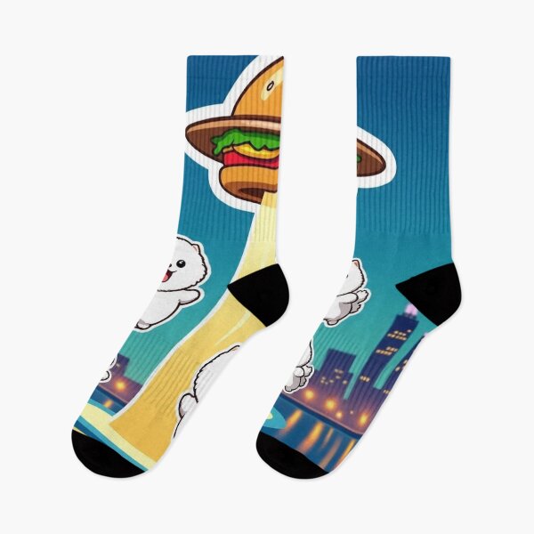 Item preview, Cheeseburger UFO Dogs | Abducted by Cheese designed and sold by Esterlane.