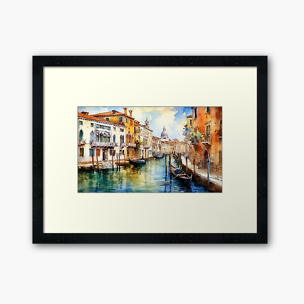 Item preview, Venice in Watercolor 1 designed and sold by FlaskLab.