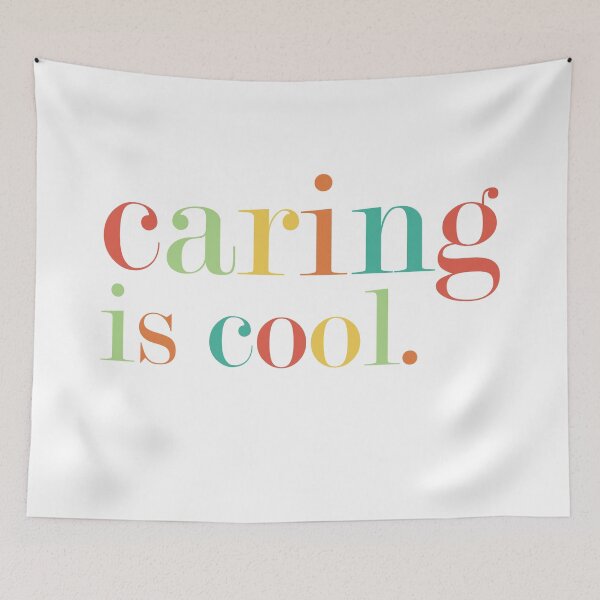 Item preview, Caring is Cool designed and sold by oneprettyprint.