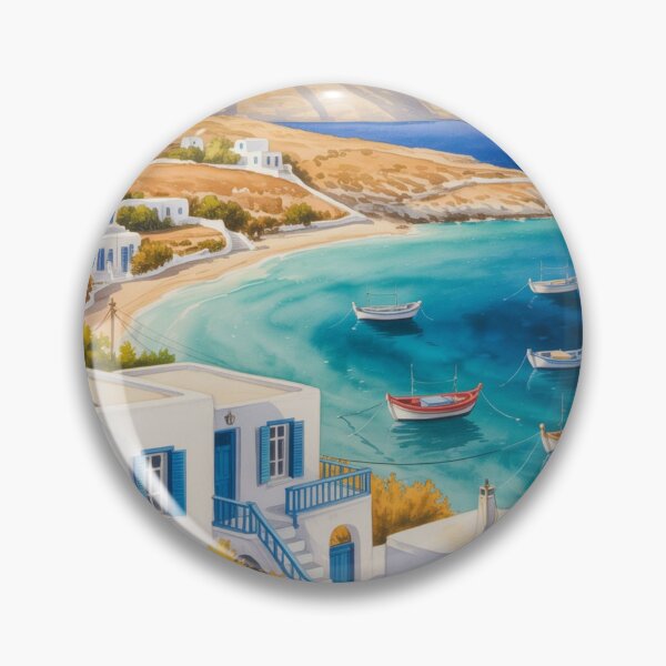 Item preview, Watercolor Paros designed and sold by ArtQueen777.