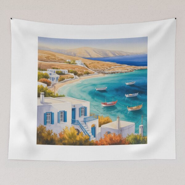 Item preview, Watercolor Paros designed and sold by ArtQueen777.