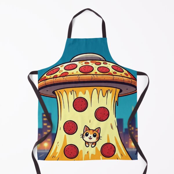 Item preview, Pizza UFO Cats | Abducted by Cheese designed and sold by Esterlane.