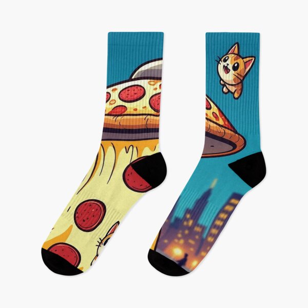 Item preview, Pizza UFO Cats | Abducted by Cheese designed and sold by Esterlane.