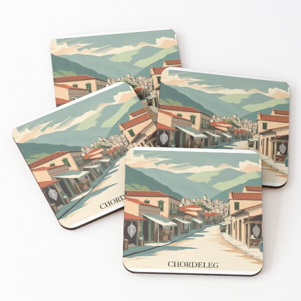 Item preview, Chordeleg Ecuador's vintage design featuring streets and jewelry stores designed and sold by StormArte.