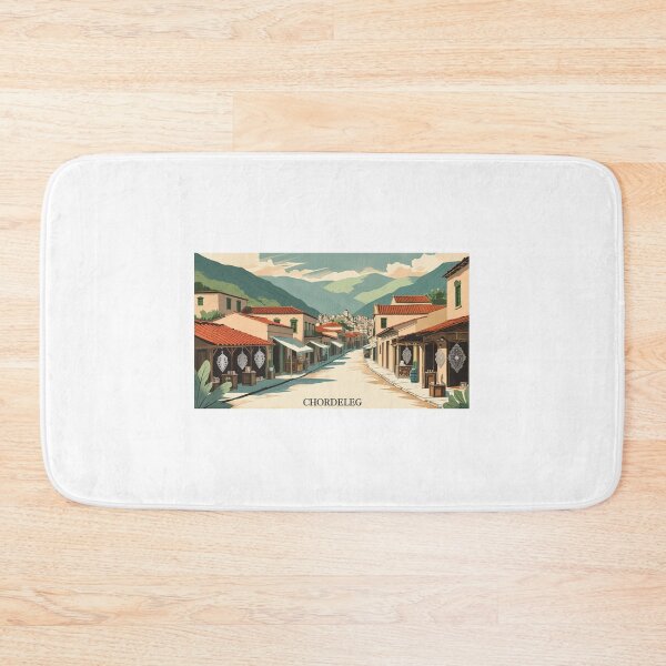 Item preview, Chordeleg Ecuador's vintage design featuring streets and jewelry stores designed and sold by StormArte.
