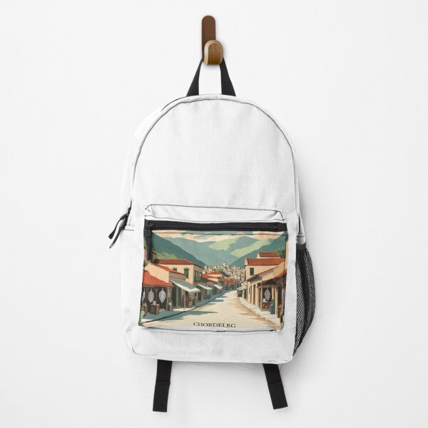 Item preview, Chordeleg Ecuador's vintage design featuring streets and jewelry stores designed and sold by StormArte.