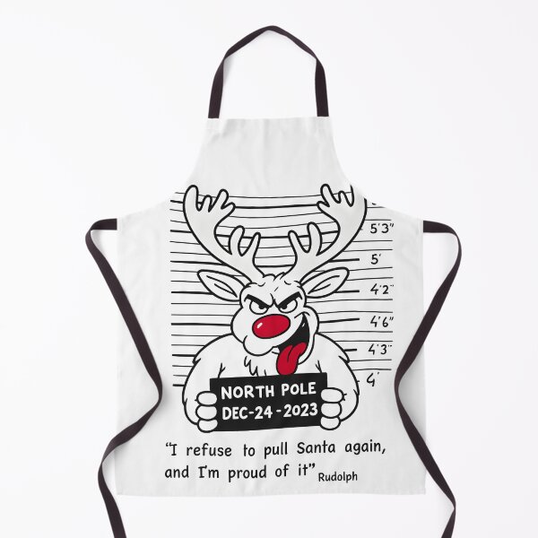 Artikelvorschau, Unhöfliches, lustiges Rentier-Fahndungsfoto – Freches Weihnachtsdesign entworfen und verkauft von Uglyandcute.