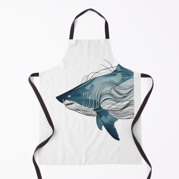 Item preview, Ghost Of The Deep - A Megalodon Made Of Lines designed and sold by Domcreations4.