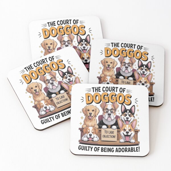 Item preview, Funny Dog Court T-Shirt – The Court of Doggos Cute Cartoon Design designed and sold by Petpixy.