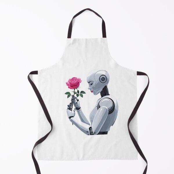 Item preview, Soft Circuit – Robot with a Flower Illustration designed and sold by BestZoneStore.