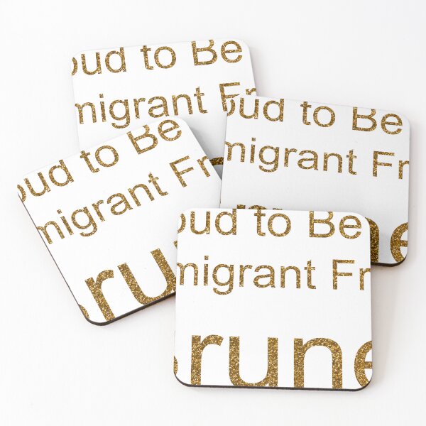 Item preview, PROUD TO BE AN IMMIGRANT FROM BRUNEI SEQUIN designed and sold by TheIconSmith.