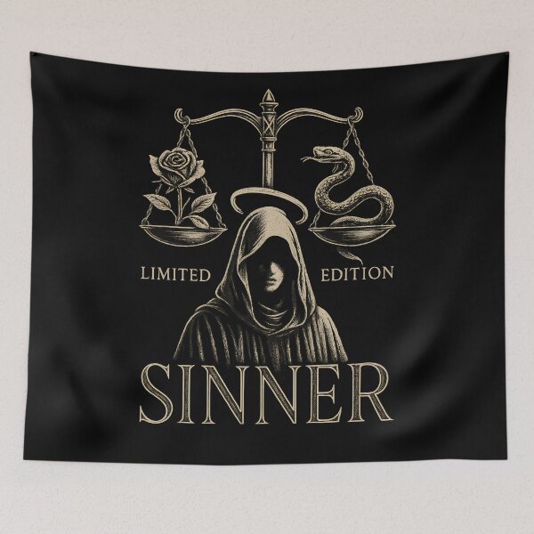 Item preview, Dark Gothic Sinner Limited Edition Hoodie Scales Justice  designed and sold by Shoot-The-Moon.