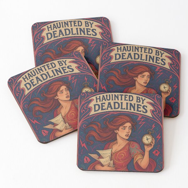Item preview, Haunted by deadlines - lady version designed and sold by TOSHA-Poland.