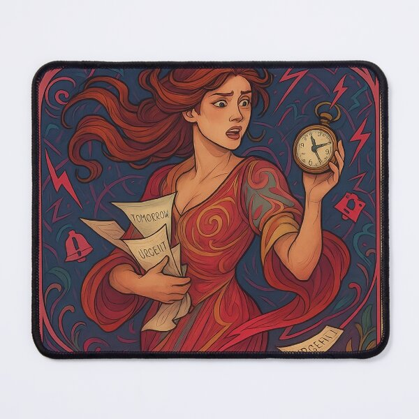 Item preview, Haunted by deadlines - lady version designed and sold by TOSHA-Poland.