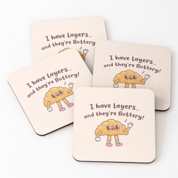 Item preview, Cute Croissant I Have Layers And They Are Buttery designed and sold by rustydoodle.