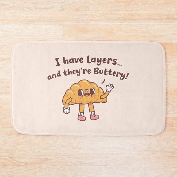 Item preview, Cute Croissant I Have Layers And They Are Buttery designed and sold by rustydoodle.