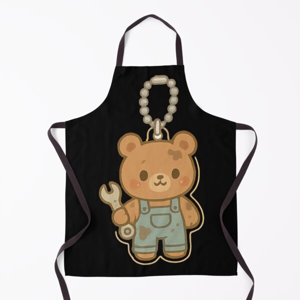 Item preview, Cute Bear Mechanic Kawaii keychain designed and sold by DamioPolArt.