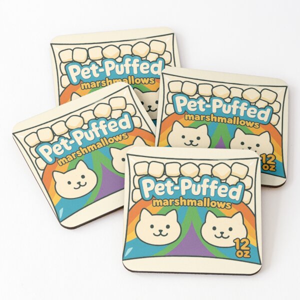 Item preview, Pet-Puffed Marshmallows: The Purrfect Treat Parody designed and sold by SammyMorry.