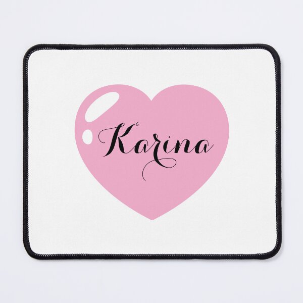 Item preview, Karina Name with pink Heart  designed and sold by Monika Howarth.