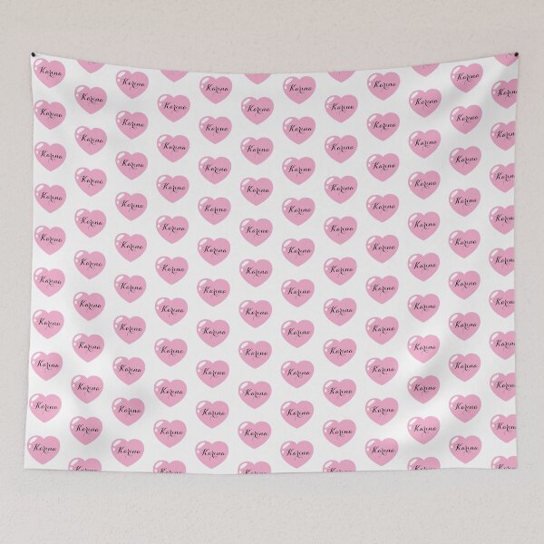 Item preview, Karina Name with pink Heart  designed and sold by Monika Howarth.