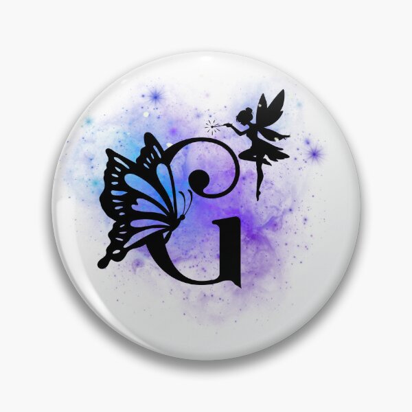 Item preview, Letter G – Glowing Fairy Alphabet on Starry Sky designed and sold by Lunaria Arts.