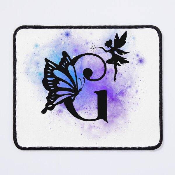 Item preview, Letter G – Glowing Fairy Alphabet on Starry Sky designed and sold by Lunaria Arts.