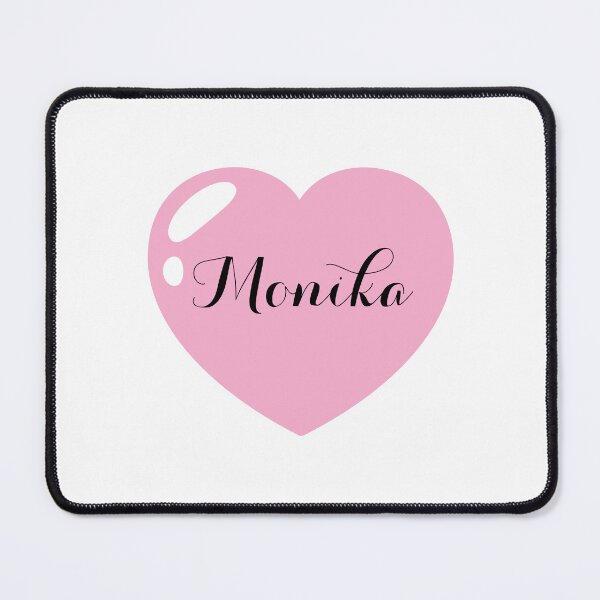 Item preview, Monika Name with pink Heart designed and sold by Monika Howarth.