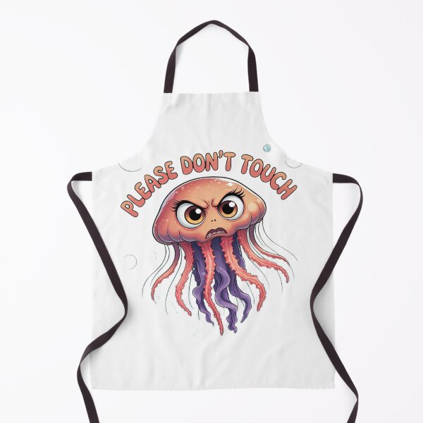 Item preview, Angry Jellyfish Please Don't Touch designed and sold by FishFriends.