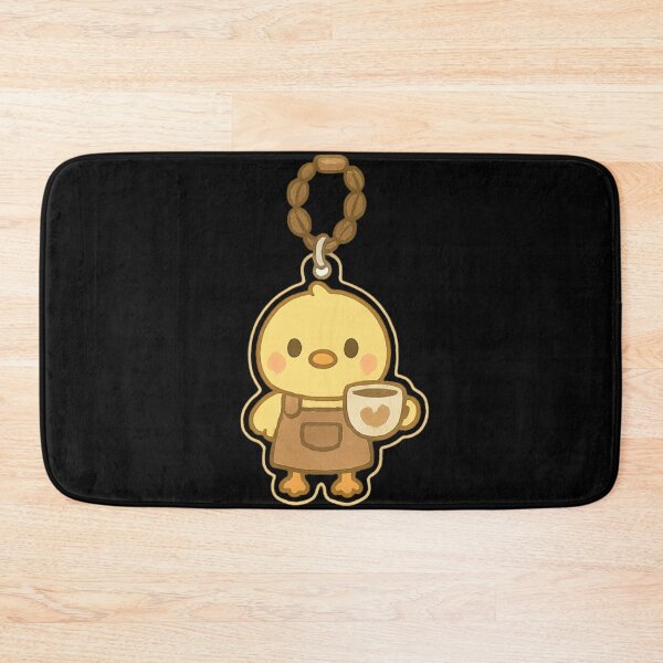 Item preview, Cute Chick Barista Kawaii keychain designed and sold by DamioPolArt.