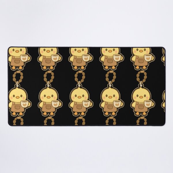 Item preview, Cute Chick Barista Kawaii keychain designed and sold by DamioPolArt.